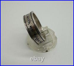 James Avery God be with us Together and Apart Retired Band 925 Ring Size 13.25