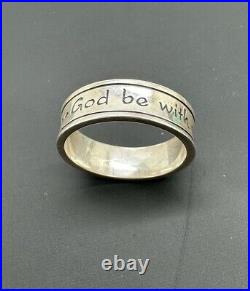 James Avery God be with us Together and Apart Retired Band 925 Ring Size 13.25