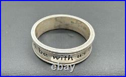 James Avery God be with us Together and Apart Retired Band 925 Ring Size 13.25