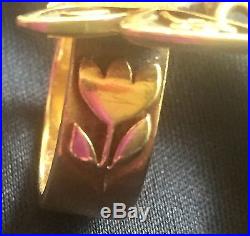 James Avery Gold Butterfly (Mariposa) Women's Ring (retired) size 7