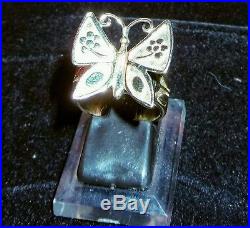 James Avery Gold Butterfly (Mariposa) Women's Ring (retired) size 7