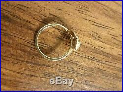 James Avery Gold Rose Ring With Diamond (14k) (Rare And Retired)