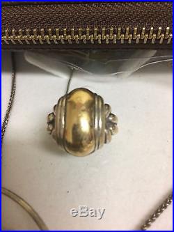 James Avery Gold & Silver Dome Ring 9.5