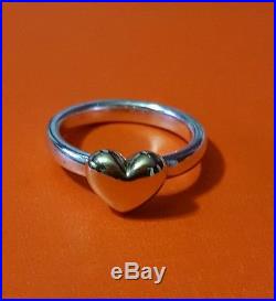 James Avery Gold heart ring