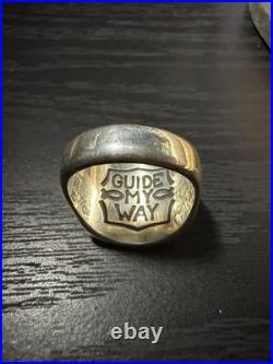 James Avery Guide My Way Ring 925 Sterling Silver Signet Size 8.75 Compass