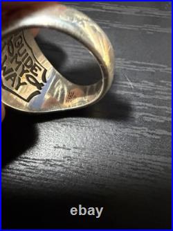 James Avery Guide My Way Ring 925 Sterling Silver Signet Size 8.75 Compass