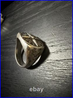 James Avery Guide My Way Ring 925 Sterling Silver Signet Size 8.75 Compass
