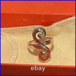 James Avery Hammered Swirl Ring