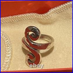 James Avery Hammered Swirl Ring