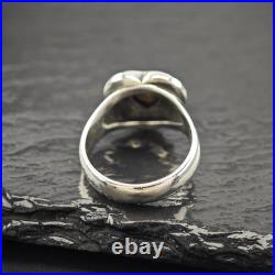 James Avery Heart 14K Gold Accent Sterling Silver Ring Sz 8 1/2