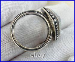 James Avery Heart And Tulips White Double Women's Ring Size 7