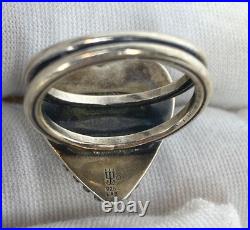 James Avery Heart And Tulips White Double Women's Ring Size 7