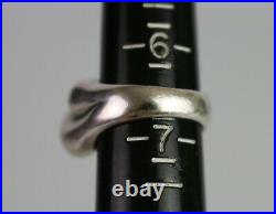 James Avery Heavy Sterling Silver Modernist Sisterhood Ring Size 6.5 14.9g