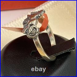 James Avery Horse And Roses Sterling Silver Women's Ring Retired Size 7.5 NIB