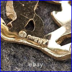 James Avery Hummingbird Eternity Band Ring 14k Yellow Gold Retired 5.9g sz 7.5