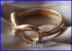 James Avery Infinity Ring 14k Yellow Gold Size 6.75