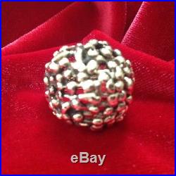James Avery Jewelry, Gold 14 YG, Beaded Dome Ring, Excellent Condition, Retired