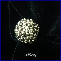 James Avery Jewelry, Gold 14 YG, Beaded Dome Ring, Excellent Condition, Retired