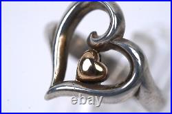 James Avery Joy Of My Heart Ring 585/14k Gold & Sterling Silver 925 Size 5.5