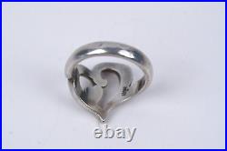 James Avery Joy Of My Heart Ring 585/14k Gold & Sterling Silver 925 Size 5.5