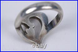 James Avery Joy Of My Heart Ring 585/14k Gold & Sterling Silver 925 Size 5.5