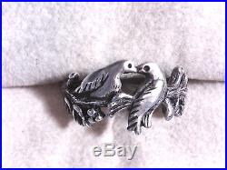 James Avery Kissing Birds / Love Birds Ring, Size 5.75, Retired! (17003589)