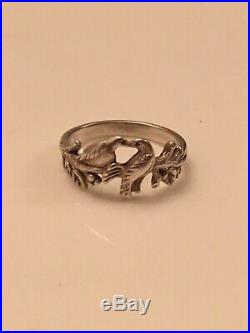 James Avery Kissing Birds / Love Birds Ring, Size 7, Retired