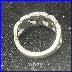 James Avery LOVE Script Ring, Retired Size 5. Good Condition