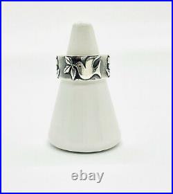 James Avery La Primavera Ring Dove and Flower Size 7 Band Rare Retired Vintage