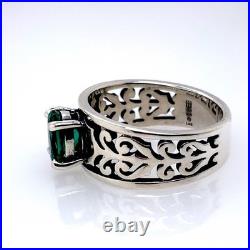 James Avery Lab Emerald Sterling Silver Adoree Ring (DG7147855) James Avery Lab Emerald Sterling Silver Adoree Ring (DG7147855)