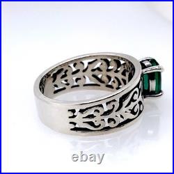 James Avery Lab Emerald Sterling Silver Adoree Ring (DG7147855) James Avery Lab Emerald Sterling Silver Adoree Ring (DG7147855)