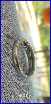 James Avery Ladies 18K WG 5 Diamond Channel Wedding Band Debra Ring size 5.75