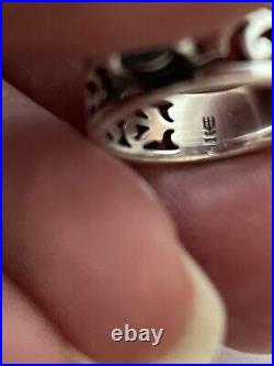 James Avery Ladies 925 Sterling Silver Adoree Blue Topaz Gemstone Ring 6.25