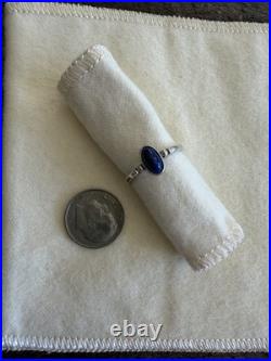 James Avery Lapis Blue Dome Oval Stone Ring (Rare & Retired) Size 5.5
