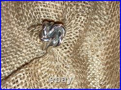 James Avery Large Love Knot Ring SZ 6 Bold Sterling Silver? RETIRED RARE