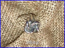 James Avery Large Love Knot Ring SZ 6 Bold Sterling Silver? RETIRED RARE