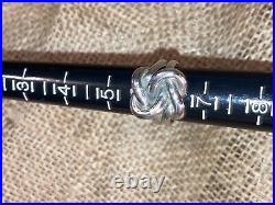 James Avery Large Love Knot Ring SZ 6 Bold Sterling Silver? RETIRED RARE