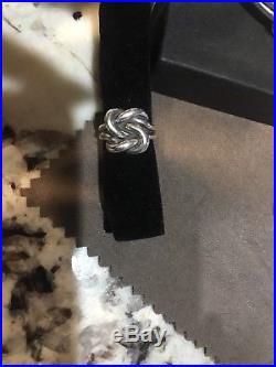 James Avery Large Lovers Knot 925 Ring Size 9