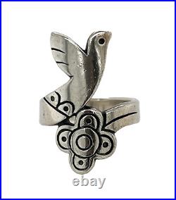 James Avery Limited Edition 60 Year Anniversary Rare La Paloma Bird Retired Ring