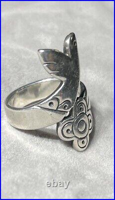 James Avery Limited Edition 60 Yr. Anniversary Rare La Paloma Bird Ring Size 7