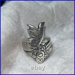 James Avery Limited Edition 60 Yr. Anniversary Rare La Paloma Bird Ring Size 7