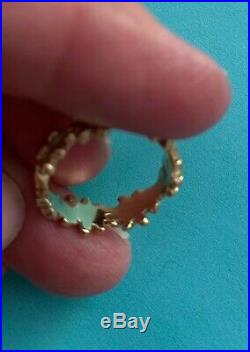 James Avery Margarita Daisy Ring 14K Gold Size 5 1/2