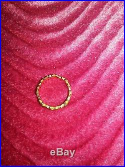 James Avery Margarita Ring 14k yellow gold daisy flower band size 7