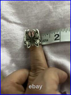 James Avery Mariposa Butterfly Sterling Silver Ring Size 7.50