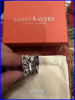 James Avery Mariposa Ring Size 8.5