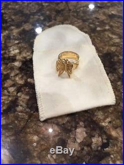 James Avery Marisopa 14KT Gold Butterfly Ring, Size 6