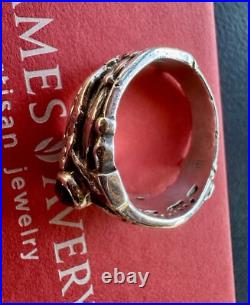 James Avery Martin Luther Retired Ring Sterling Silver Size 9