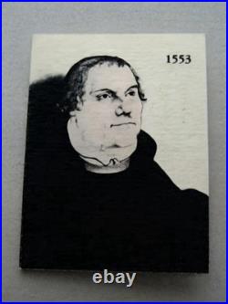 James Avery Martin Luther Wedding Ring in Sterling Silver Sz 7 Garnet