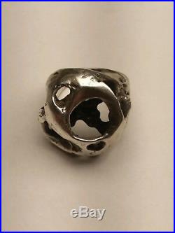 James Avery. Meteorite Moonrock Ring. 925 Size 7.5. Retired, Rare! (19004053)