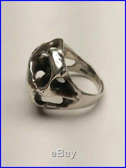 James Avery. Meteorite Moonrock Ring. 925 Size 7.5. Retired, Rare! (19004053)